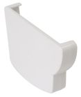 FOND GOUTTIERE GAUCHE POUR PROFILE GOUTTIERE OVATION 28 BLANC   - UFG28B
