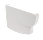 FOND NAISSANCE GAUCHE A COLLER POUR TYPE PROFILE LG38 BLANC  - UFGC38B