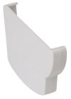 FOND NAISSANCE GAUCHE POUR PROFILE GOUTTIERE OVATION 28 BLANC - UFGC28B