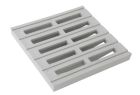GRILLE DE SOL SANS CADRE 200 X 200 GRIS CLAIR - GR20