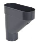 JAMBONNEAU POUR TUBE EAU PLUVIALE TD80 ANTHRACITE  - JAM80A