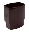 MANCHETTE MALE/FEMELLE POUR TUBE DE DESCENTE 105X76 OVATION MARRON - UZMGTM