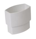 MANCHETTE MALE/FEMELLE POUR TUBE DESCENTE 90X56 OVATION 28 BLANC  - ZNGTB