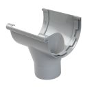 NAISSANCE CENTRALE A COLLER DIAMETRE 100 POUR PROFILE LG33 GRIS - UNAC33