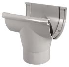 NAISSANCE CENTRALE A COLLER DIAMETRE 125 POUR PROFILE LG33 GRIS  - NAC333