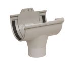 NAISSANCE CENTRALE A JOINT DIAMETRE 100 POUR PROFILE LG33 GRIS - UNC33