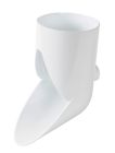 PIED DE CHUTE POUR PROFILE GOUTTIERE TYPE 29 DIAMETRE 100 BLANC - URWS1001B