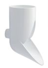 PIED DE CHUTE PROFILE GOUTTIERE TYPE 29 DIAMETRE 80 BLANC  - URWS801B