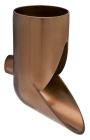 PIED DE CHUTE PROFILE GOUTTIERE TYPE 29 DIAMETRE 80 CUIVRE - URWS801C