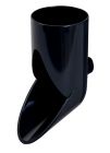 PIED DE CHUTE PROFILE GOUTTIERE TYPE 29 DIAMETRE 80 NOIR - RWS801N