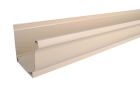Gouttiere en PVC sable corniche mouluree developpe T33 - long. 4m
