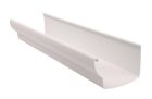 Gouttiere en PVC blanc mouluree developpe T33 - long. 2m