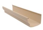 Gouttiere en PVC sable mouluree developpe T33 - long. 2m