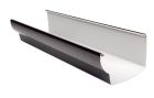 Gouttiere en PVC anthracite mouluree developpe T33 - long. 4m