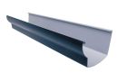Gouttiere en PVC noir rectangulaire developpe T25 - long. 2m