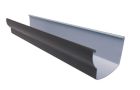 Gouttiere en PVC marron rectangulaire developpe T25 - long. 4m