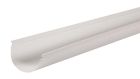 Gouttiere en PVC blanc demi ronde developpe T25 - long. 2m