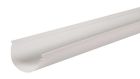 Gouttiere en PVC blanc demi ronde developpe T25 - long. 4m
