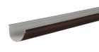 Gouttiere en PVC marron demi ronde developpe T25 - long. 4m