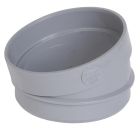 SECTEUR DE COUDE MALE/FEMELLE 15° DIAMETRE 160 - USZ1