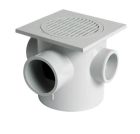 SIPHON ENTREES MULTIPLES DIAMETRE 125 PLATINE 150 - SEMX15