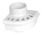SIPHON DE BALCON DIAMETRE 100 BLANC   - USB100B