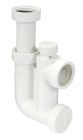 SIPHON LAVABO REGLABLE A VIDE DIAMETRE 32 PVC-C BLANC - 1YF31CB