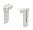 SUPPORT DE CROCHET BLANC HAUTEUR 94 MM  - ASCB