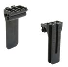 SUPPORT DE CROCHET NOIR HAUTEUR 94 MM  - ASCN