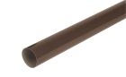 TUBE DE DESCENTE DIAMETRE 80 EN 3M MARRON  - TD803M