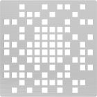 GRILLE INOX P/SIPHON DESIGN EXPLOSION 10X10