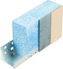 Profile de depart en aluminium pour isolation IPDA150-1 - long. 2,5m x larg. 150mm