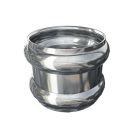 Bague EXTENSIBLE double D.100mm NATZINC