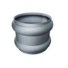 Bague EXTENSIBLE Double D.100mm SQUALZINC