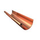 Gouttiere cuivre demi ronde developpe T33 - long. 4m - ep 0,50 mm (sans bords arrondi)