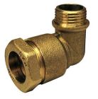 Coude pour tuyau polyethylene - a visser male - Ø25 - M.20X27 LIEN