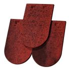 Tuile Grand Cru Ecaille terre cuite Sable Bourgogne - long. 17 cm x larg. 27 cm