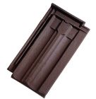 Tuile Cote de Nuits PV terre cuite Rouge flamme - long. 23,8 cm x larg. 42 cm