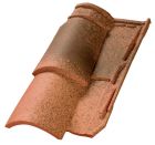 Tuile Romane Azur terre cuite Castelviel - long. 53 cm x larg. 33 cm