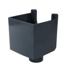 BOITE A EAU POUR TUBE DE DESCENTE EAU PLUVIALE TD80 ANTHRACITE  - BAO80A