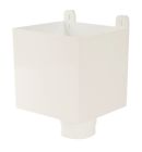 BOITE A EAU POUR TUBE DE DESCENTE EAU PLUVIALE TD80 BLANC   - BAO80B