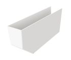CACHE PANNE LARGEUR DE 8 CMS LONGUEUR DE 50 CMS BLANC - CPAN805B