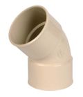COUDE FEMELLE/FEMELLE 45° DIAMETRE 80 SABLE   - CR44GTS