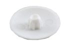 Cache vis cruci plastique blanc diametre 3-3,5mm-blister x16