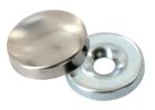 Cache vis laiton nickele diametre 16-blister x8
