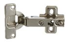 Charniere invisible acier nickele-porte 1/2 recouvrement Ø35-110°-blister x2