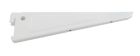 Console blanche pour cremaillere double  200mm˗vrac x1