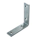 Equerre de renfort acier zingue 100X100X4mm-vrac x1