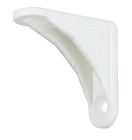 Equerre plastique blanc 24x24x16mm-blister x4