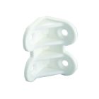 Equerre plastique blanc 24x24x36mm-coussin x20